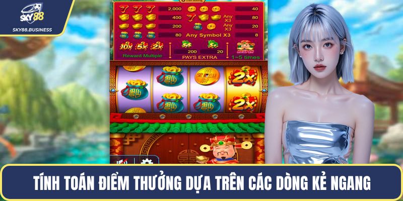 Tính toán điểm thưởng dựa trên các dòng kẻ ngang